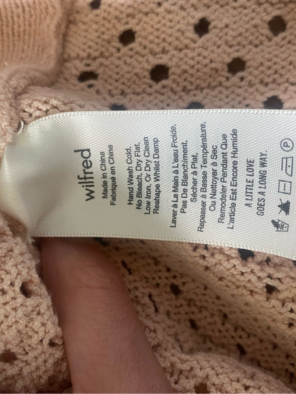 Wilfred sleeveless knit in Soft Peach - Picture 7 of 10